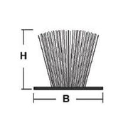 ČETKICA UPADAJUĆA B/4.8-H/5mm siva