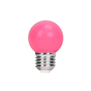 LED globus sijalica E27 — 2W, 3000K, 5 kom. roze