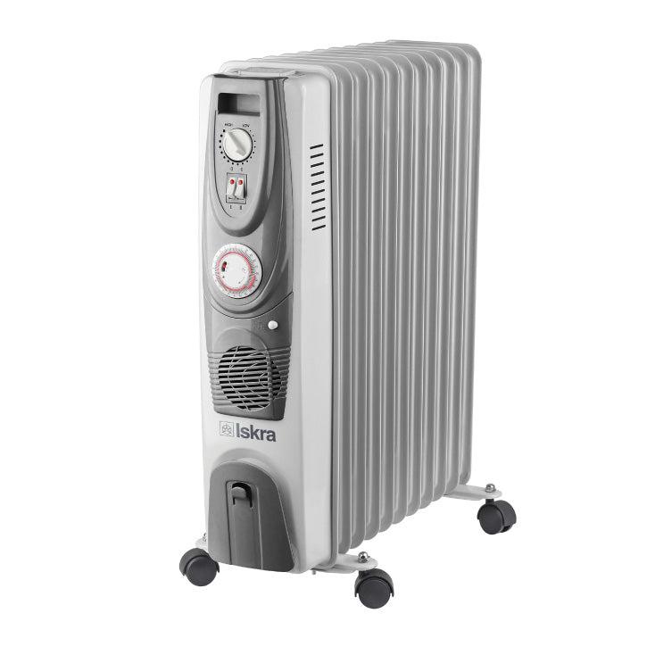 Iskra uljni radijator 11 rebara sa ventilatorom — 2500 W