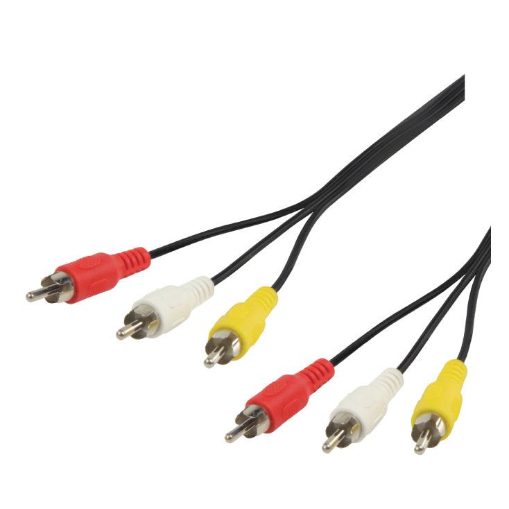 RCA video kabl — 1.5 m, 3 x RCA