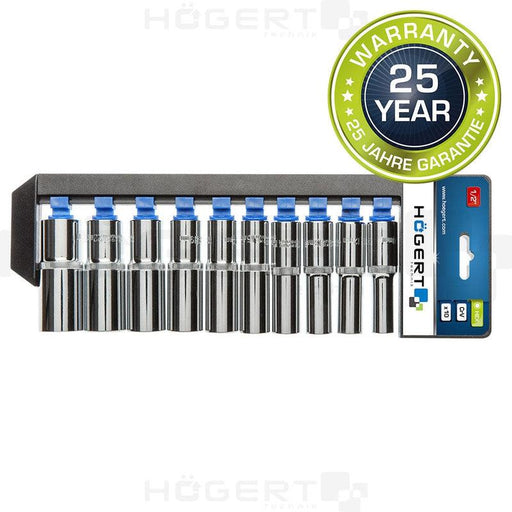 HÖGERT Set dugih nasadnih ključeva - 1/2"