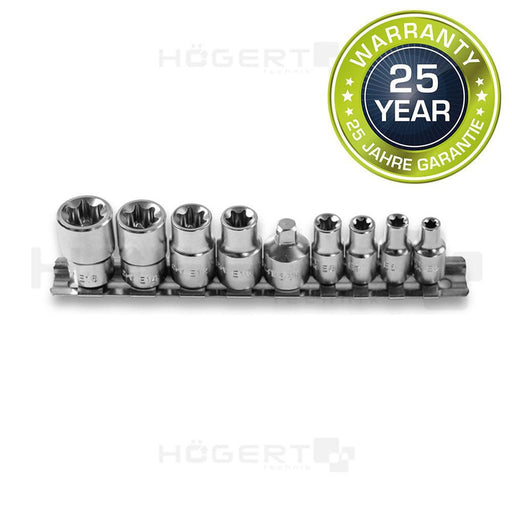 HÖGERT Set torx nasadnih ključeva - 1/4" i 3/8"