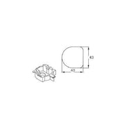 UKRASNI POKLOPCI (MASKE)- ŠARKE ZA STAKLO D/35