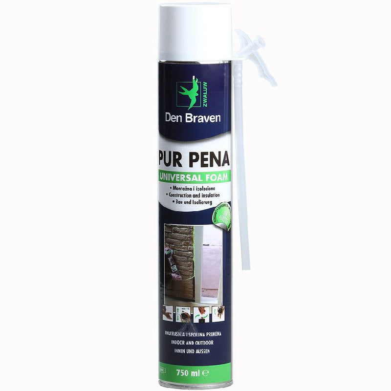 Jugohem Pur pena B3 — montažna PU pena, 300/750 ml