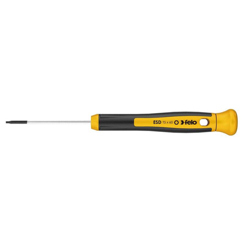 Precizni antistatički šrafciger TORX Felo ESD TX5 x 60 25805160