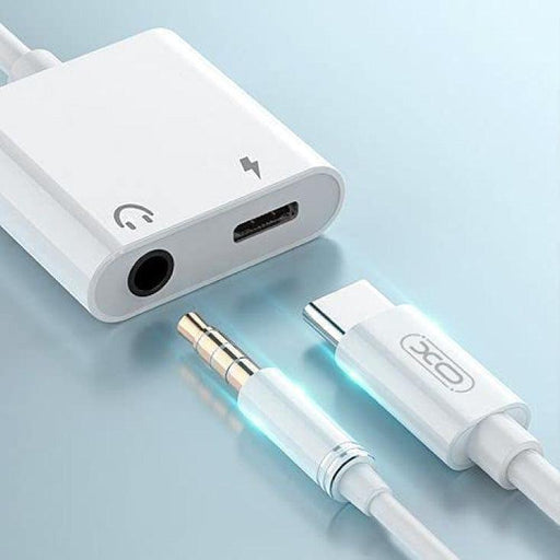 Audio adapter USB-C na USB-C+3.5mm