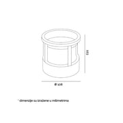 Zidna LED lampa 6W