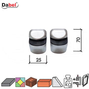 NOSAČ ZA STAKLENU POLICU MINI 4-22mm (2 kom.)