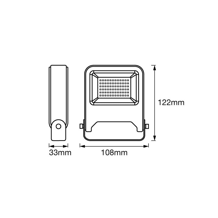 LEDVANCE LED reflektor — 10W, 4000K, IP65