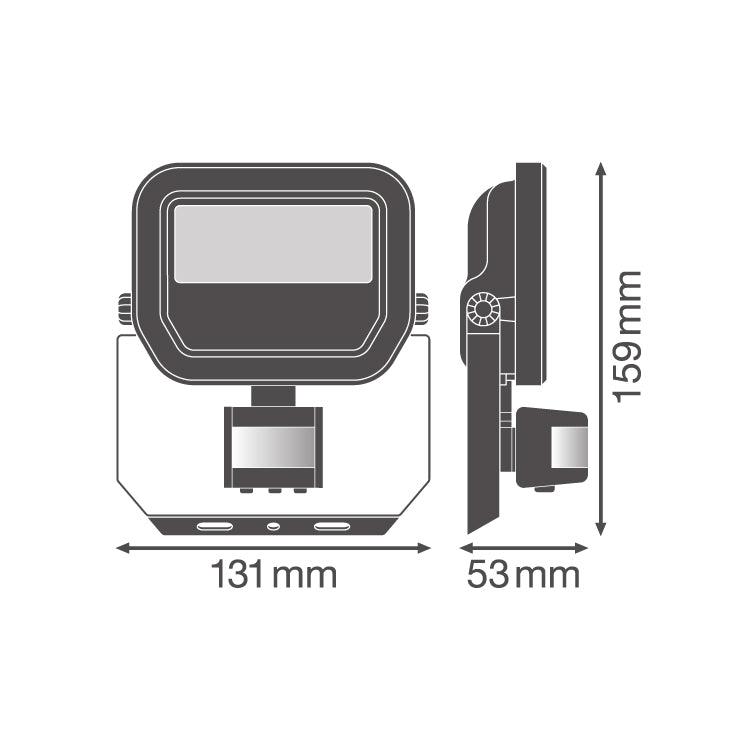 LEDVANCE LED reflektor sa senzorom — 10W, 4000K, IP65