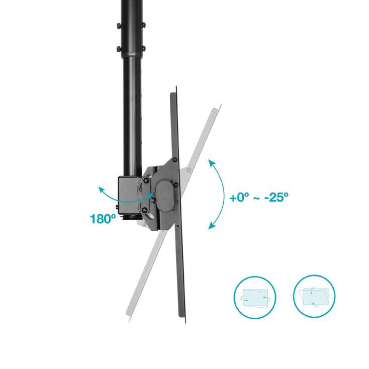 HOLMIOS Plafonski TV nosač 32" do 55" — plafonski, nosivost 50 kg