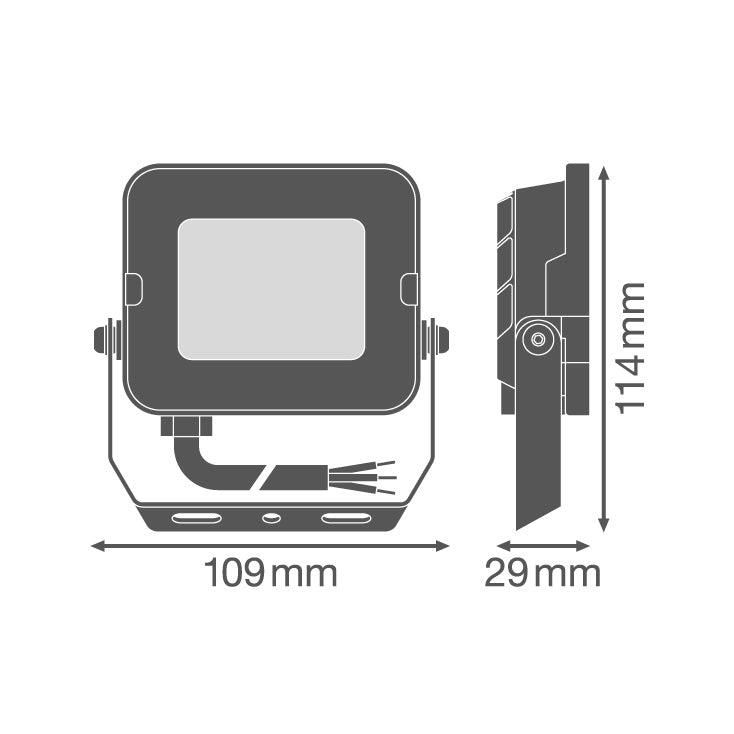 LEDVANCE LED reflektor — 10W, 4000K, IP65
