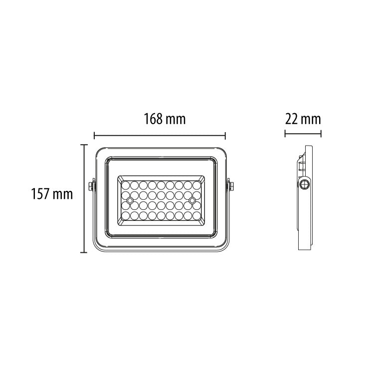 LED reflektor — 30W, 6500K, IP65