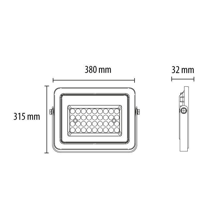 LED reflektor — 200W, 6500K, IP65
