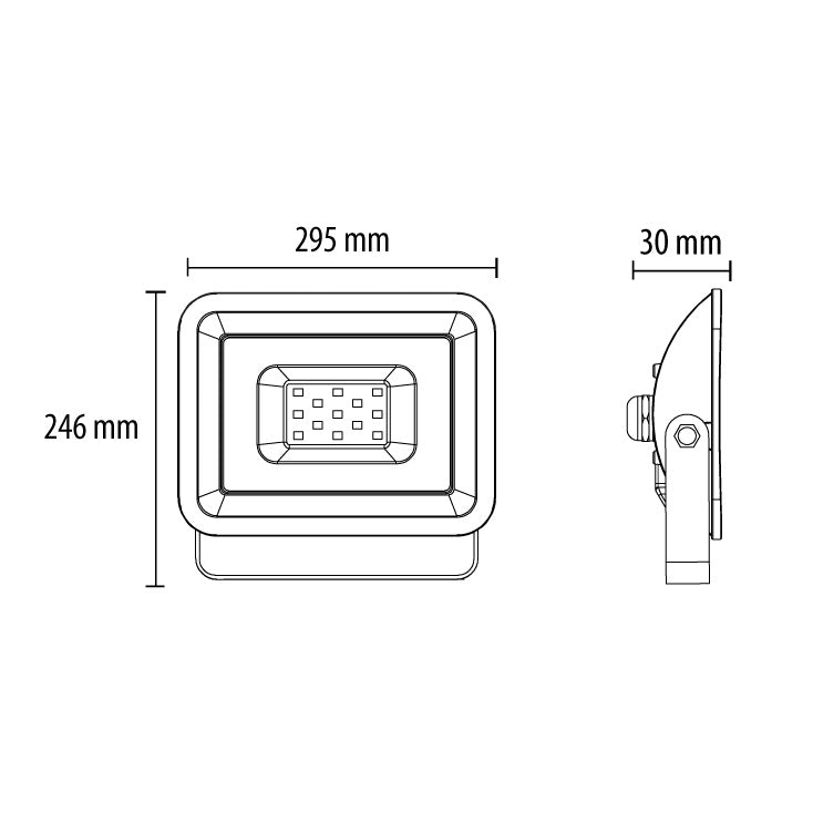 LED reflektor — 100W, 6500K, IP65