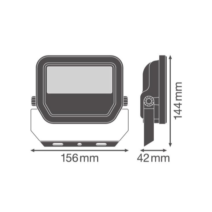 LEDVANCE LED reflektor — 20W, 6500K, IP65