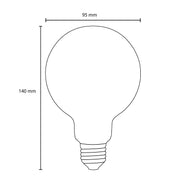 LED filament sijalica dimabilna toplo bela 6W