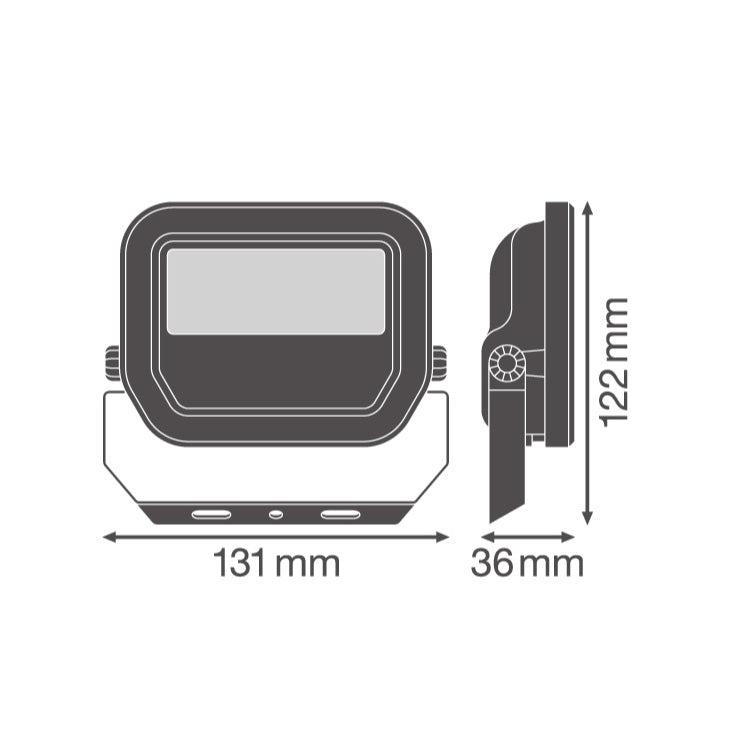 LEDVANCE LED reflektor — 10W, 4000K, IP65