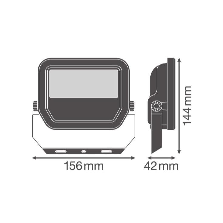 LEDVANCE LED reflektor — 20W, 6500K, IP65
