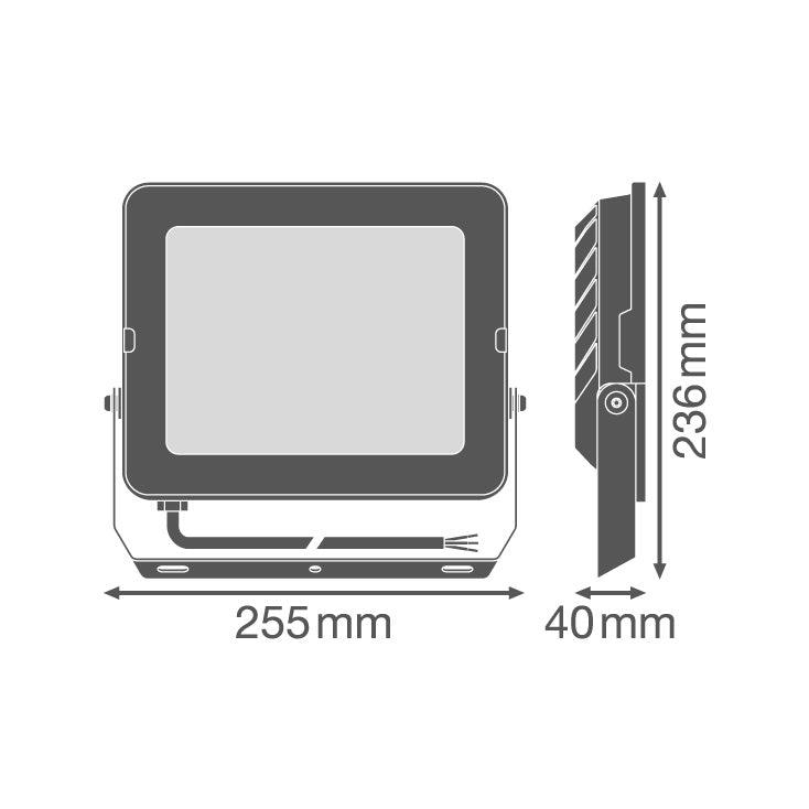 LEDVANCE LED reflektor — 90W, 3000K, IP65