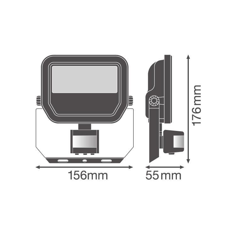 LEDVANCE LED reflektor sa senzorom — 20W, 4000K, IP65