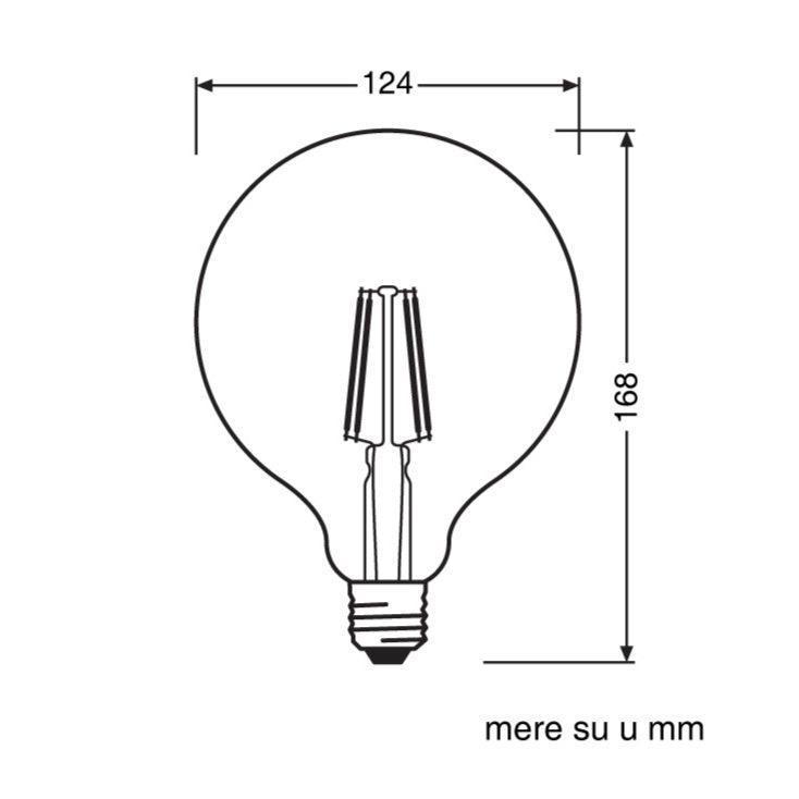 OSRAM LED filament sijalica E27 — 6.5W, 2400K