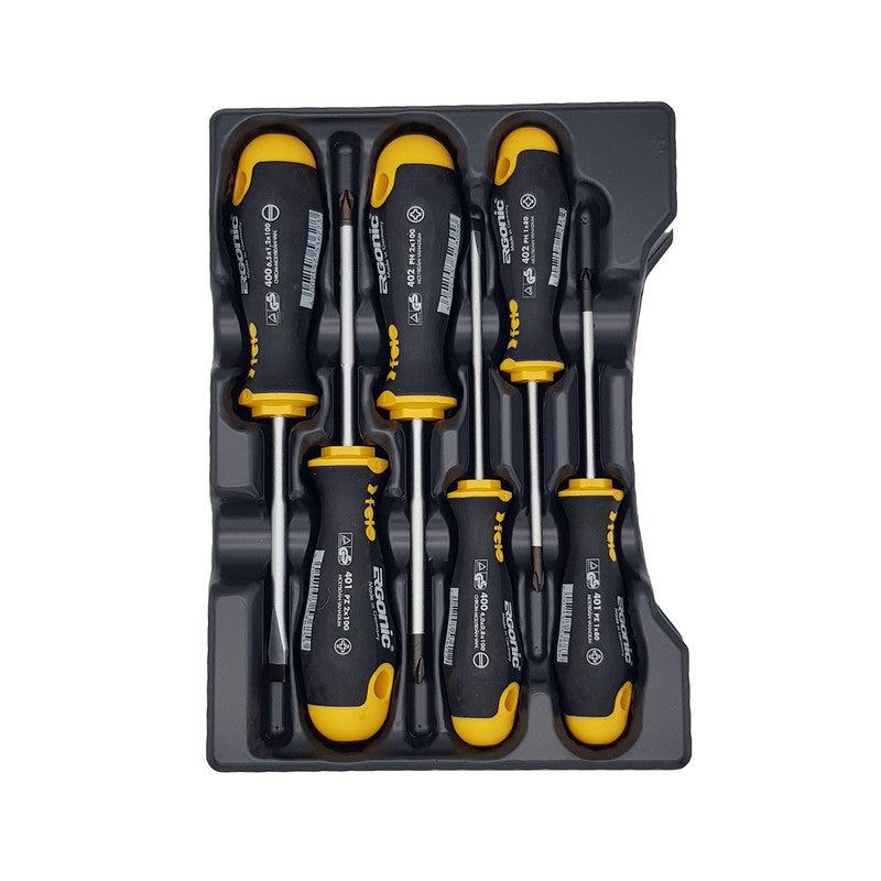 Set šrafcigera Felo Ergonic SL/PH/PZ 40010636 6 kom u kutiji