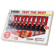 Set šrafcigera Ergonic VDE E-Slim sa testerom napona SL/PH/PZ/TX 41391093 10 kom