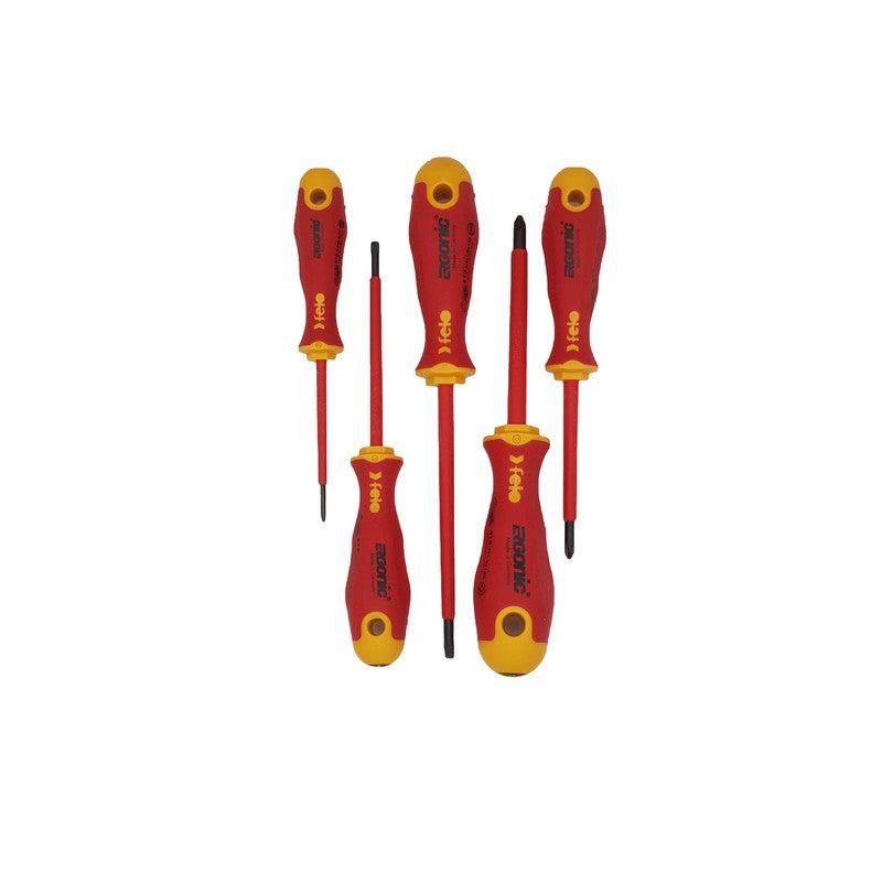 Set šrafcigera Felo Ergonic VDE sa testerom napona SL/PH 41396398 6 kom