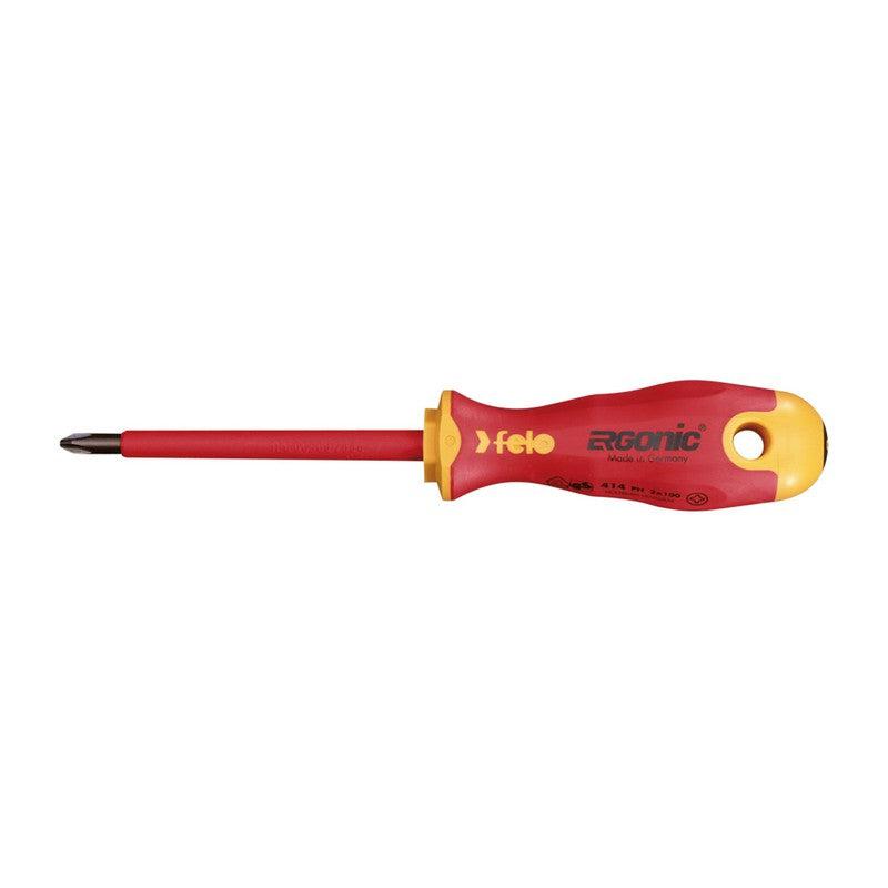 Set dielektričnih alata Felo Ergonic VDE sa sa kleštima i testerom 41391104 11 kom