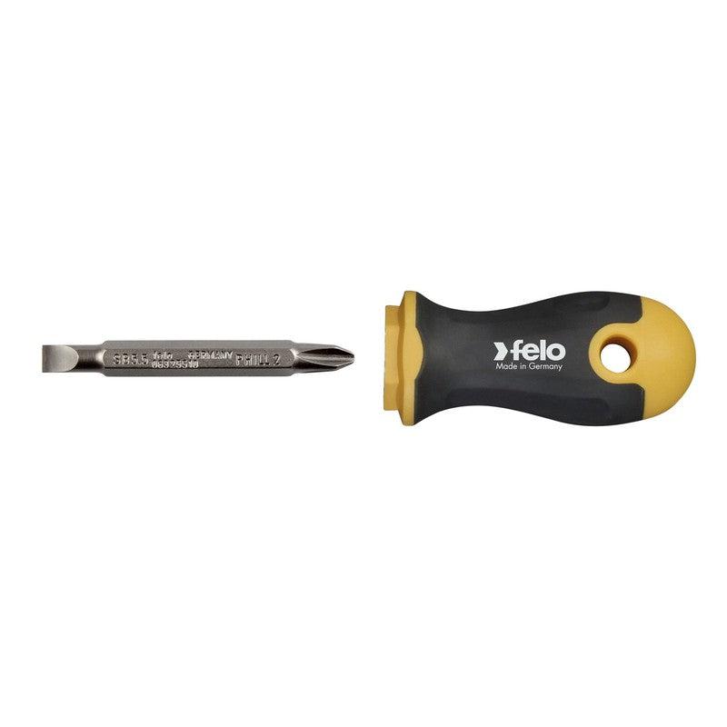 Držač bitova 1/4 Felo Ergonic Stubby sa dvostranim nastavkom SL5,5/PH2 46926010