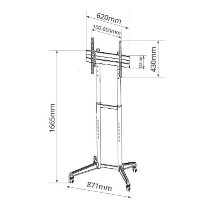Podni TV nosač 32" do 70"