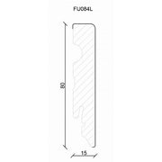 MEDIJAPAN MDF PARKET LAJSNA U FOLIJI FU084L/ BELA