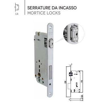 AGB BRAVE SICUREZZA SA VALJKOM ZA DRVENA VRATA- cilindar/ oblo čelo 22mm