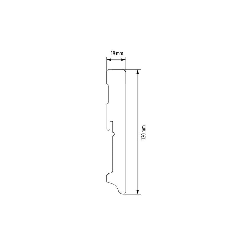 MEDIJAPAN LAJSNA U FOLIJI- FN MDF FOLIJA FU119L 120mm