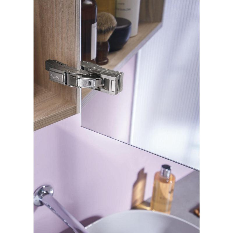 BLUM CLIP top CRISTALLO šarka za vrata sa ogledalom 110°, sa oprugom