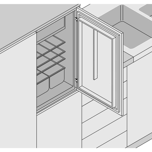 BLUM MODUL šarka za frižider, ravna sa oprugom