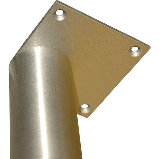 Dekorativna nogica fiksna, ø 40 mm, aluminijum brušen