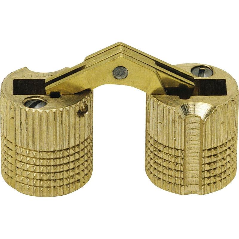 Exakt nevidljiva šarka, bušenje ø24 mm, debljina drveta 31-40 mm, mesing čist