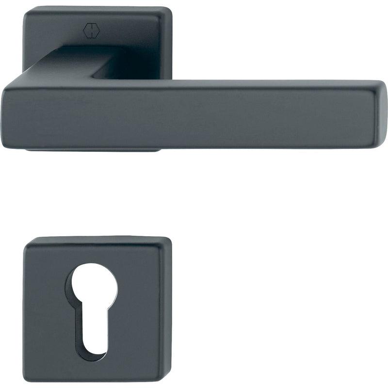 Garnitura kvaka AUSTIN sa plitkom rozetnom, aluminijum