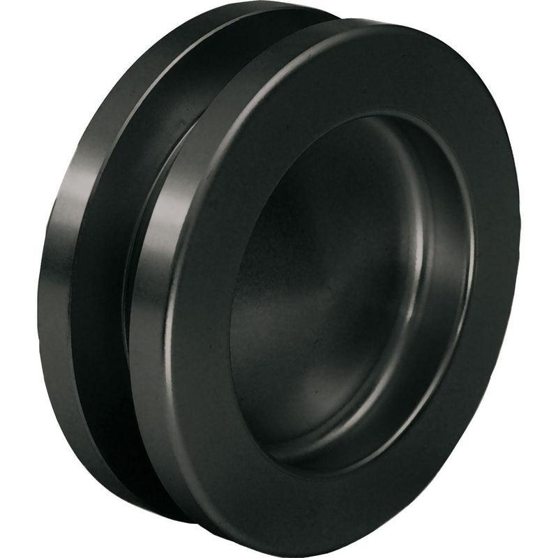 Ukopna ručkica okrugla Ø 65mm, TS 8-10 / 38-45mm, aluminijum crni mat