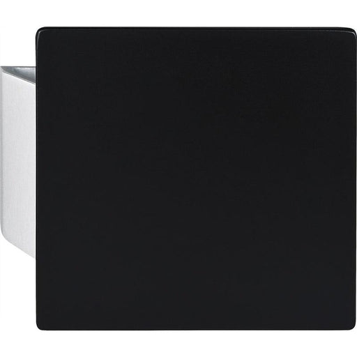 KWS pločasti rukohvat SARAH - 150 x 150 x 18mm, aluminijum srebrno eloksiran / plastika