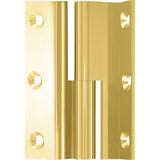 Šarka za nameštaj, zglob D, 50x33 mm, mesing poliran