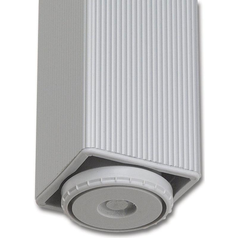 Noga za sto QUADRA - 60 x 60 mm, dužina 705 mm, rebrasta