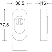 SH-rozeta za cilindar PZ 73 3249, oval