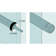 BLUM TIP-ON ravna adapterska pločica, kratka verzija