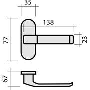 Kvala EUROLINE - VK 8 mm, aluminijum srebrno eloksirani