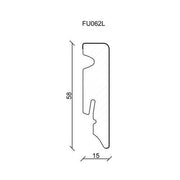 MEDIJAPAN MDF PARKET LAJSNA U FOLIJI FU062L/ BELA