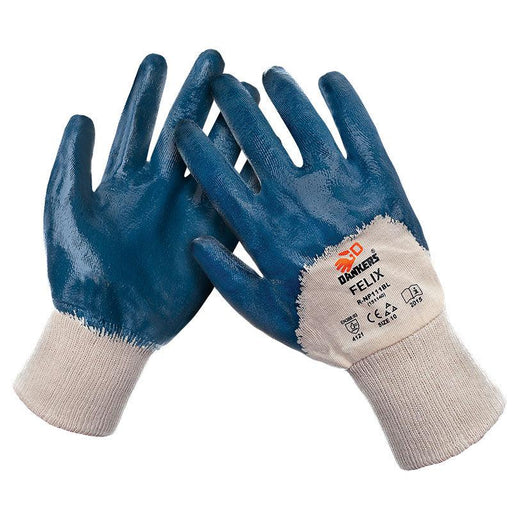 Dankers Felix blister - šivene rukavice sa elastičnom manžetnom polumočene u nitril