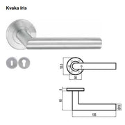 HÄFELE KVAKA ZA VRATA SA ROZETOM- IRIS/ SET